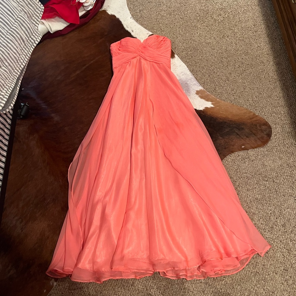 Prom dress/braids maid dress